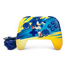 Manette Filaire Nintendo Switch Power A - Sonic The Hedgehog Boost
