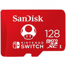 Carte Micro Sdxc Pour Nintendo Switch Sandisk - 128 Go - Mario - Sandisk