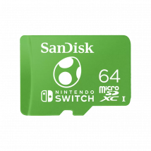 Carte Microsdxc Pour Nintendo Switch Sandisk - 64 Go - Yoshi - Sandisk