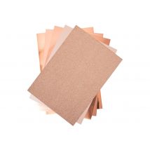 Bloc A4 De 50 Feuilles Cartonnées - Sizzix - Rose Gold Scrapbooking