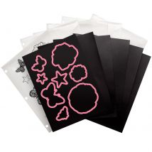 We R Memory Keepers - Ensemble De Rangement Pour Moules Et Tampons Avec Aimants - 12 Pièces Scrapbooking