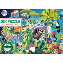 Puzzle 20 Pièces - Forêt Amazonienne - Eeboo