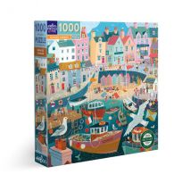 Puzzle 1000 Pièces - Seaside Harbor - Eeboo