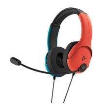 Casque Gaming Pdp - Lvl40 - Pour Nintendo Switch - Filaire - Bleu Et Rouge - Pdp
