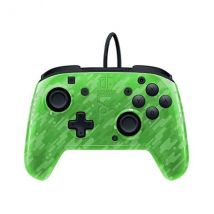Manette Filaire Camo Audio Verte Pour Nintendo Switch - Pdp