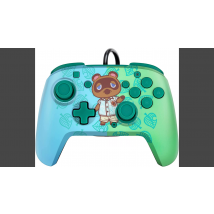 Manette Gaming Filaire Pour Nintendo Switch - Faceoff Deluxe Animal Crossing - Pdp