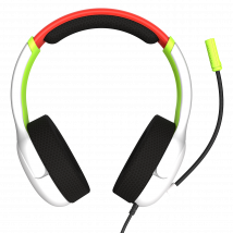 Casque Gaming Nintendo Switch Pdp - Radiant Racers - Airlite - Filaire - Rouge Vert Et Blanc - Pdp