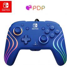Manette Filaire Pdp - Aftergow Wave - Switch - Bleu - Pdp