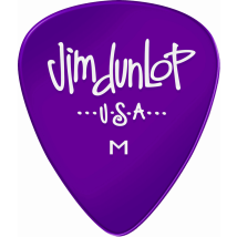 Lot De 12 Médiators Medium Dunlop 486pmd - Violet