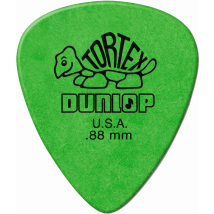 Dunlop Tortex 418p88 - Médiators 0,88 Mm - Vert - 12 Pièces
