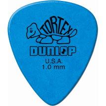 Lot De 12 Médiators 1,00 Mm Dunlop Tortex 418p100 - Bleu