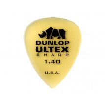 Dunlop - Médiator Ultex Pour Guitare - Pointu - 1,40 Mm - 72 Pièces