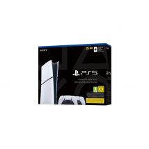 Console Sony Ps5 Slim - Édition Digitale + 2ème Manette Dualsense - Blanc