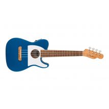 Ukulélé Fender Fullerton Tele - Acoustique-électrique - Épicéa Laminé - Okoumé Massif - Bleu Placide Laqué