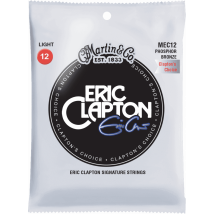 Martin & Co Mec12 Eric Clapton Signature - Cordes En Phosphore Bronze Pour Guitare Acoustique - .012 - .054