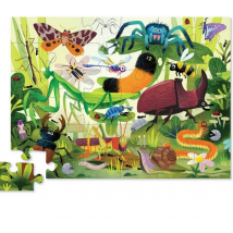 Puzzle 36 Pièces - Insectes - Crocodile Creek