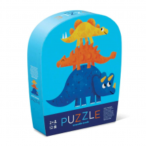 Puzzle 12 Pièces - Dino Friends - Crocodile Creek