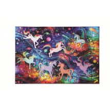 Puzzle 100 Pièces - Holographic/unicorn Galaxy - Crocodile Creek