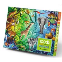 Puzzle 100 Pièces - Holographic/jungle Paradise - Crocodile Creek