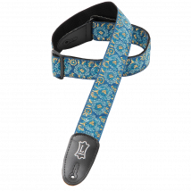 5 Cm, Tissus Jacquard Asie, Dos Polypropylène Bleu