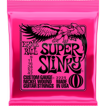 Ernie Ball 2223 Slinky Super Light - Cordes En Nickel Pour Guitare Électrique - .009 - .042