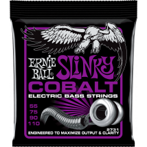 Ernie Ball Slinky Cobalt 2731 - Cordes En Cobalt Pour Guitare Basse - 55-110