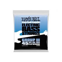 Ernie Ball Flatwound Group Iii - Cordes Pour Basse - 45-100