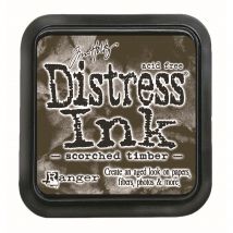 Encre Ranger - Tim Holtz Distress - Scorched Timber Scrapbooking