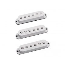 Seymour Duncan Custom Staggered - Ensemble De Pickup Pour Guitare Électrique Stratocaster - Blanc