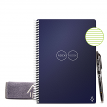 Carnet Rocketbook Core - Executive / A5 14,8 X 21 Cm - 36 Pages - Bleu Foncé