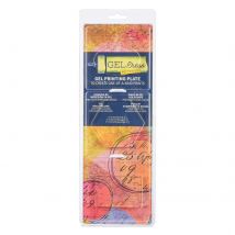 Lot De 3 Plaques D'Impression Aleene's - Gel Press - Hexagone, Ovale, Rectangle - 7,62 Cm Scrapbooking