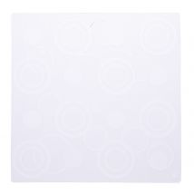 Plaque D'Impression Gel Press - Cercles Superposés - 17,78 X 17,78 Cm - Aleene's