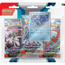Coffret Pokémon Tripack 3 Boosters - Ev04 Ecarlate Et Violet - Faille Paradoxe : Cryodo - Pokemon