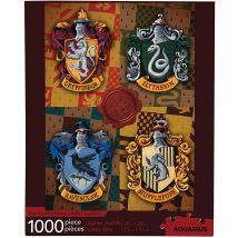 Puzzle 1000 Pièces - Harry Potter Blasons 4 Maisons - Aquarius