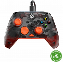 Manette Filaire Rematch Core Pour Xbox Turtle Beach - Ghost Black Camo/orange