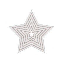 Sizzix Framelits - Jeu De Matrices De Coupe - Etoile Scrapbooking