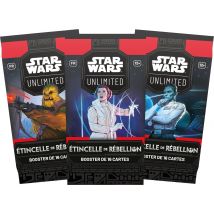 Booster De 16 Cartes Pour Le Jeu De Cartes À Collectionner Star Wars Unlimited : Etincelle De Rébellion