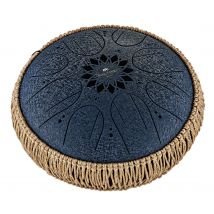 Meinl Sonic Energy Medium Octave Steel Tongue Drum - Tambour À Langue - En Acier Inoxydable, Bleu Marine