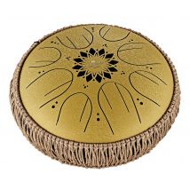 Meinl Sonic Energy Medium Octave Steel Tongue Drum - Tambour À Langue - En Acier Inoxydable, Jaune