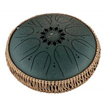 Meinl Sonic Energy Mostd4dg - Medium Octave Steel Tongue Drum - Fa Mineur - Vert Foncé