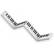 Piano Pliable Portable Carry On - 88 Touches - Blanc