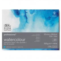 Bloc Aquarelle Pro Grain Fin 20 Feuilles - 26 X 36 Cm - 300 G - Winsor & Newton