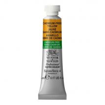 Tube De 5 Ml - Peinture Aquarelle Winsor & Newton - Jaune Sans Cadmium N°890 - Extra Fine - Opaque