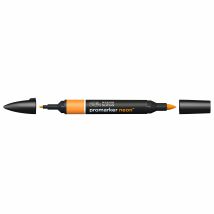 Marqueur Double Pointe Winsor & Newton - Promarker - Néon - Orange Radieux - Permanent
