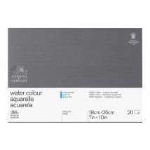 Bloc Aquarelle Pro Grain Fin 20 Feuilles - 18x26 Cm - 300 G - Winsor & Newton