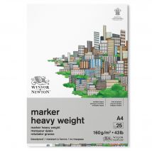 Bloc De 25 Feuilles Bleedproff - Format A4 - 160 G/m² - Winsor & Newton