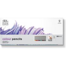 Coffret 48 Crayons De Couleurs + 1 Bloc + 1 Taille-crayons - Colart - Studio Collection - Winsor & Newton