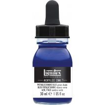 Encre Acrylic Ink Liquitex - Bleu Phtalo Nuance Verte - 30ml