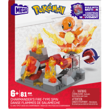 Méga Pokémon : Danse Flammes De Salamèche - Mattel - Mega Bloks
