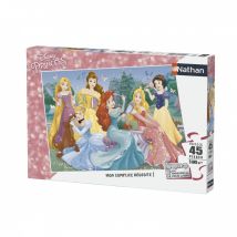 Puzzle 45 Pièces - Rencontre Avec Les Princesses Disney - Nathan